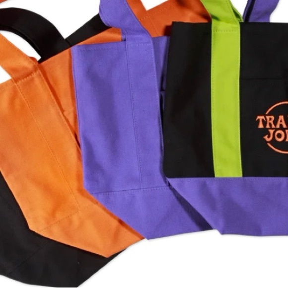 Trader Joe's Halloween Mini Tote Bag- Orange - Picture 2 of 2